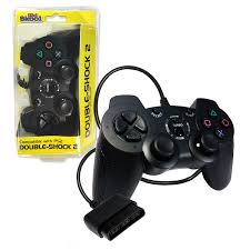 Old Skool: PS2 Wired DOUBLE-SHOCK 2 Controller (BLACK) (OS-6756)